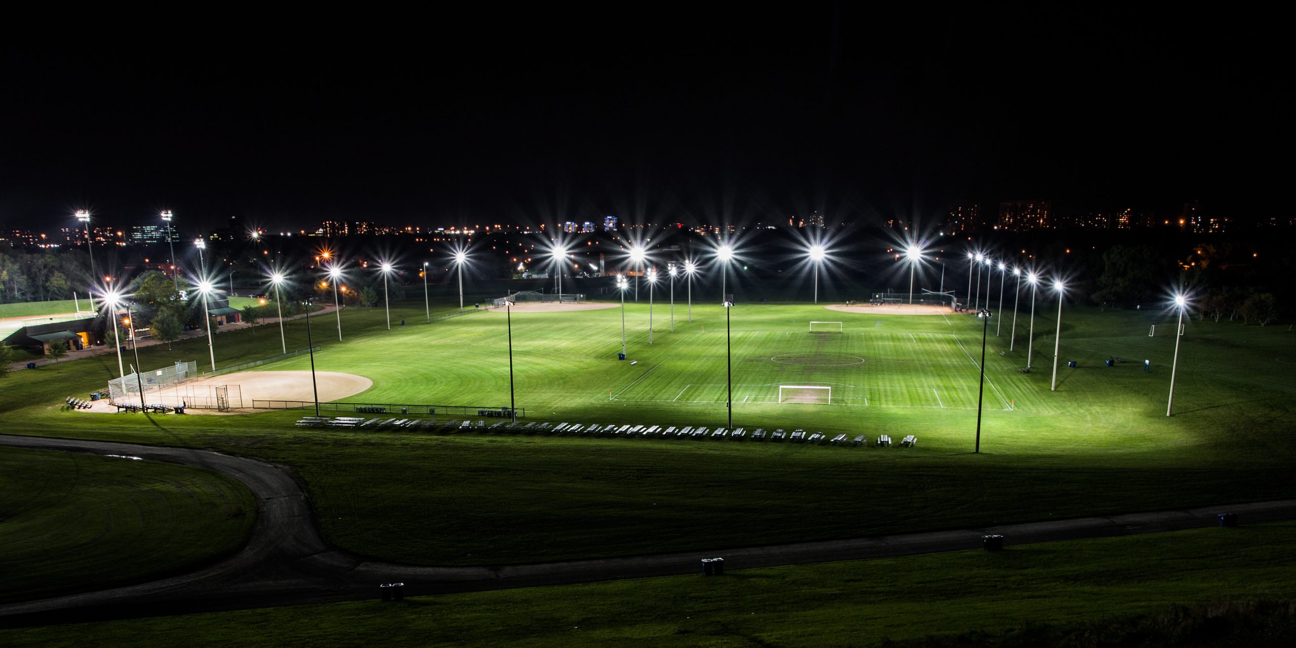 LED solutions for medium-sized to large area and sports lighting installations